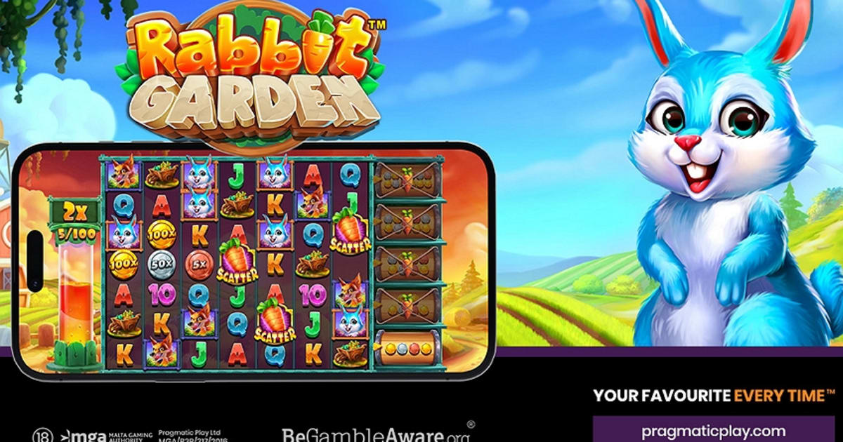 Pragmatic Play esitleb uut Rabbit Gardeni mänguautomaati
